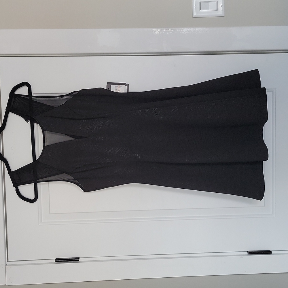 Black cocktail dress